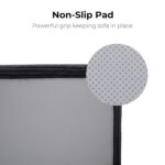 LIKIMIO 71" Cloud Loveseat Sofa in a Box, No Assembly Required Comfy Deep Seat, Modern Small Couch with Plush Fabric for Living Room, Bedroom, Apartment, Home Office, Black - Image 9