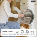 Bedsure Dog Beds for Small Dogs - Round Cat Beds for Indoor Cats, Washable Pet Bed for Puppy and Kitten with Slip-Resistant Bottom, 20 Inches, Camel - Image 5