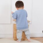 Kupretty Toddler Baby Boy Fall Winter Clothes Letter Graphic Long Sleeve Sweatshirt Pullover Tops + Joggers Pants Outfit Set - Image 5