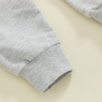 Kupretty Toddler Baby Boy Fall Winter Clothes Letter Graphic Long Sleeve Sweatshirt Pullover Tops + Joggers Pants Outfit Set - Image 7