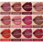 Matte Liquid Lipstick set Waterproof Long Lasting Non-Stick Cup Liquid Lipgloss Velvety Liquid Lipstick Kiss-proof Durable Nude Lip Gloss (12PCS) - Image 5
