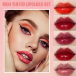 10 Colors Lip Stain Long Lasting Waterproof, Tinted Cheek & Lip Stain, Korean Lip Tint, tinta para labios, Mini Liquid Lipstick Set - Image 3