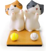 Cute Cat Smartphone Stand Phone Holder Cartoon Animal Japanese Anime (Pumpkin and Gabriel) - Image 4