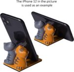 Cute Cat Smartphone Stand Phone Holder Cartoon Animal Japanese Anime (Pumpkin and Gabriel) - Image 6