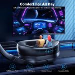 Fachixy FC-200 Wireless Gaming Headset with Mic for PS5, PS4 - Bluetooth 5.4 & 2.4GHz Gaming Headphones with Low Latency, 50-Hrs Battery Foldable Gamer Headset for Laptop, Switch and Mobile - Image 7