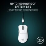 Razer DeathAdder V4 Pro Wireless Gaming Mouse: 56g Lightweight - HyperSpeed Wireless Gen-2 - Optical Scroll Wheel - Optical Switches Gen-4 - Focus Pro 45K Sensor Gen-2 - Up to 150 Hr Battery - Image 9