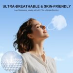 KN95 Face Mask Disposable Adults - 100 Pack 5 Layer Protection Adjustable KN95 Mask Breathable Comfortable Respirator Women Men KN95 Face Mask Individually Wrapped - Image 7