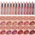 Jolilab 12Pcs Lip Set: 6 Colors Lip Liner+6 Colors Lipstick,Matte/Creamy,Smooth Creamy Texture,Long-Lasting,Bold/Nude Shades for Daily/Party, Vegan,Gift for Makeup Lovers.(Rich - Color Set B) - Image 4