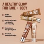 Revlon ColorStay Face & Body Glow Lotion, Hydrating Glow Moisturizer, 24HR Hydration, Illuminating Luminizing Shimmer, 130 If You Glow You Glow - Image 3