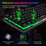 CHONCHOW 87-Key RGB Backlit Compact Gaming Keyboard - USB Wired Tenkeyless Keyboard for Laptop, PS4, Xbox, PC Gaming and Work - Image 4