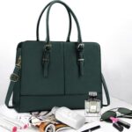 Laptop Bag for Women Leather Work Tote 15.6 Inch Laptop for Computer Messenger Bag Waterproof Briefcase Business Office Professional Large Capacity Handbag Shoulder Teacher Nurse Bag - Image 8