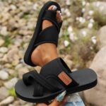 Summer Sandals for Women 2025 Extra Wide Beach Breathable Comfortable Mesh Hollow Mesh Slide Sandls Orthopedic Shoes - Image 3