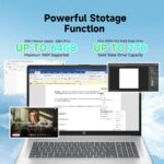 HP Premium 17 inch Touchscreen Laptop, AMD Ryzen 5 7430U, 17.3" HD+ Touch Screen, 32GB RAM, 2TB SSD, WiFi 6, BT 5.4, Copilot, Windows 11 Pro, Laptop Computer for Work School Home Office Business - Image 7