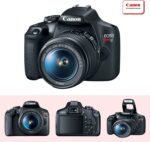 Canon EOS Rebel T7 DSLR Camera with 18-55mm EF-S f/3.5-5.6 is II Lens & EF 75-300mm f/4-5.6 III Lens + 420-800mm Zoom Lens + 32GB High Speed Memory + Camera Bag + Full Accessory Bundle - Image 3