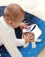 Skip Hop Tummy Time Mat, 3-in-1 Activity Baby Play Gym, Age 0+, Celestial Dreams, Grey - Image 5