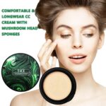 2024 New Mushroom Head Air Cushion CC cream,Air Cushion beauty Waterproof BB Cream Foundation,Face Makeup Base Full Coverage Long Lasting Matte Concealer CC Cream(Natural) - Image 8