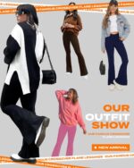 TNNZEET Black Flare Leggings for Women, Crossover Yoga Pants with Pockets Bootcut Flared Leggings - Image 4