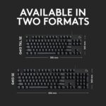 Logitech G413 TKL SE Mechanical Gaming Keyboard - Compact Backlit Keyboard with Tactile Mechanical Switches, Anti-Ghosting, Compatible with Windows, macOS - Black Aluminum - Image 7