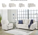 Signature Design by Ashley Rannis Coastal 2-in-1 Sofa Sleeper with Folding Gel Memory Foam Mattress, Full, White - Image 7