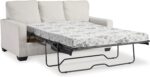 Signature Design by Ashley Rannis Coastal 2-in-1 Sofa Sleeper with Folding Gel Memory Foam Mattress, Full, White - Image 12