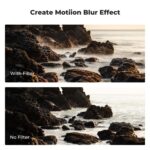 K&F CONCEPT 67mm Putter Variable ND Filter ND2-ND400 (1-9 Stops) 28 Multi-Layer Coatings Import AGC Glass Adjustable Neutral Density Filter for Camera Lens (Nano-X Series) - Image 5