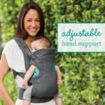 Infantino Flip 4-in-1 Convertible Baby Carrier, Adjustable, Ergonomic Babywearing, Registry Essential, Baby Carrier for Newborn to Toddler, Gray - Image 5