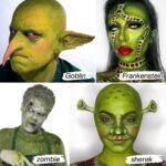 Green Face Paint Foundation for Wicked Witch Makeup - Waterproof High Pigment Concealer, Smooth Texture Greasepaint, Matte Goth for Witch Costume, Halloween, St. Patrick's Day - Image 5