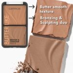 Catrice Butter Like Bronze & Contour Palette | 2-in-1 Ultra-Blendable Bronzer & Contour Duo | Buttery Powder Texture | Vegan & Cruelty Free (010 | Born To Shape) - Image 4