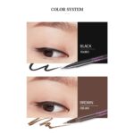 ETUDE Drawing Show Brush Eyeliner, Korean liquid eyeliner, Soft Pen Type, Clear-Cut Soft Brush, Precise Tip, Long-Lasting, Waterproof, Easy Clean, Korean Makeup, Beauty, Black (0.021 Ounce) - Image 3
