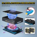 Kinhank Super Console X5 PRO Retro Gaming Console with 16000+Games,Android 12.0 OS,Emulator System,8K UHD Output,WI-FI 6,BT 5.0,SATA 3.1,AV1,Rock Chip RK3588S,Gigabit Ethernet,Wireless Controller - Image 7