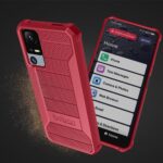 BELTRON Phone Case for Jitterbug Smart 4, Slim Industrial Strength Protective Grip Case with Reinforced Technology for TCL 40XL / Lively Jitterbug Smart4 (Red) - Image 4