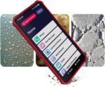 BELTRON Phone Case for Jitterbug Smart 4, Slim Industrial Strength Protective Grip Case with Reinforced Technology for TCL 40XL / Lively Jitterbug Smart4 (Red) - Image 8
