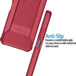 BELTRON Phone Case for Jitterbug Smart 4, Slim Industrial Strength Protective Grip Case with Reinforced Technology for TCL 40XL / Lively Jitterbug Smart4 (Red) - Image 9