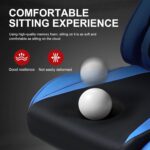 GTRACING Gaming Chair with Footrest, Ergonomic Computer Game Desk Chair, Reclining Gamer Chair Seat Height Adjustment, Swivel Rocker with Headrest and Lumbar (Navy Blue) - Image 6