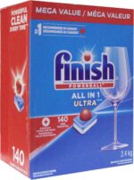 Finish Powerball Automatic Dishwasher Detergent, All in 1 Ultra Powerful Clean, 2.4 KG - 140 Tabs - Image 4