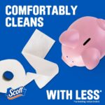 Scott ComfortPlus Toilet Paper, 12 Double Rolls, 231 Sheets per Roll, Septic-Safe, 1-Ply Toilet Tissue - Image 5