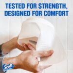 Scott ComfortPlus Toilet Paper, 12 Double Rolls, 231 Sheets per Roll, Septic-Safe, 1-Ply Toilet Tissue - Image 6