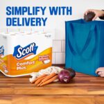 Scott ComfortPlus Toilet Paper, 12 Double Rolls, 231 Sheets per Roll, Septic-Safe, 1-Ply Toilet Tissue - Image 8