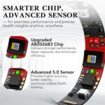 Smart Health Ring 2.0 for Women Men, Slim Scratch & Fingerprint Resistant Design,Efficient Chip Fitness Tracker, Monitors Heart, Blood Oxygen & Pressure, Sleep, Steps, Waterproof, Xmas Gifts, RG 8 - Image 6