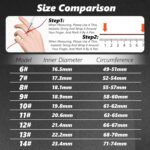 Smart Health Ring 2.0 for Women Men, Slim Scratch & Fingerprint Resistant Design,Efficient Chip Fitness Tracker, Monitors Heart, Blood Oxygen & Pressure, Sleep, Steps, Waterproof, Xmas Gifts, RG 8 - Image 10