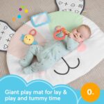 Fisher-Price Baby Tummy Time Toy, Puppy Perfection Giant Play Mat with Sensory Development Activities for Newborns 0+ Months (Amazon Exclusive) - Image 3