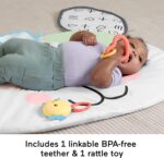 Fisher-Price Baby Tummy Time Toy, Puppy Perfection Giant Play Mat with Sensory Development Activities for Newborns 0+ Months (Amazon Exclusive) - Image 5