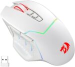 Redragon M690 PRO Wireless Gaming Mouse, 8000 DPI Wired/Wireless Gamer Mouse w/Rapid Fire Key, 8 Macro Buttons, Ergonomic Design for PC/Mac/Laptop, White - Image 9