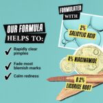 Kiehl's Truly Targeted Acne-Clearing Pimple Patch with 2% Salicylic Acid, Invisible Liquid Spot Treatment, 4% Niacinamide Fades Post-Acne Marks, 0.2% Licorice Root Soothes Redness - 0.5 fl oz - Image 8