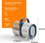 oneisall Dog Grooming Vacuum, Pet Grooming Vacuum with Clipper Nail Grinder, 1.5L Dust Cup Dog deshedding Vacuum Brush with 7 Pet Grooming Tools for Shedding Pet Hair, Home Cleaning(Blue) - Image 9