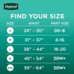 Depend Fresh Protection Adult Diapers, Incontinence & Postpartum Bladder Leak Underwear for Women, Disposable, Maximum, Medium, Blush, 30 Count, Packaging May Vary - Image 3
