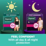 Depend Fresh Protection Adult Diapers, Incontinence & Postpartum Bladder Leak Underwear for Women, Disposable, Maximum, Medium, Blush, 30 Count, Packaging May Vary - Image 6