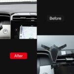 CTH for Hyundai Tucson 2022-2024 Dashboard Center Air Vent Outlet A/C Mount Cell Phone Holder Stand Phone Cradles Compatible with Most Smartphones Accessories - Image 3