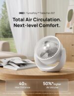 Dreo Fan for Bedroom, Table Air Circulator for Whole Room, 11 Inch, 40ft Strong Airflow, 120° Adjustable Tilt, 28db Low Noise, Quiet, 3 Speeds, 2025 New Desk Fan for Office, Kitchen, Home - Image 3