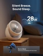 Dreo Fan for Bedroom, Table Air Circulator for Whole Room, 11 Inch, 40ft Strong Airflow, 120° Adjustable Tilt, 28db Low Noise, Quiet, 3 Speeds, 2025 New Desk Fan for Office, Kitchen, Home - Image 6